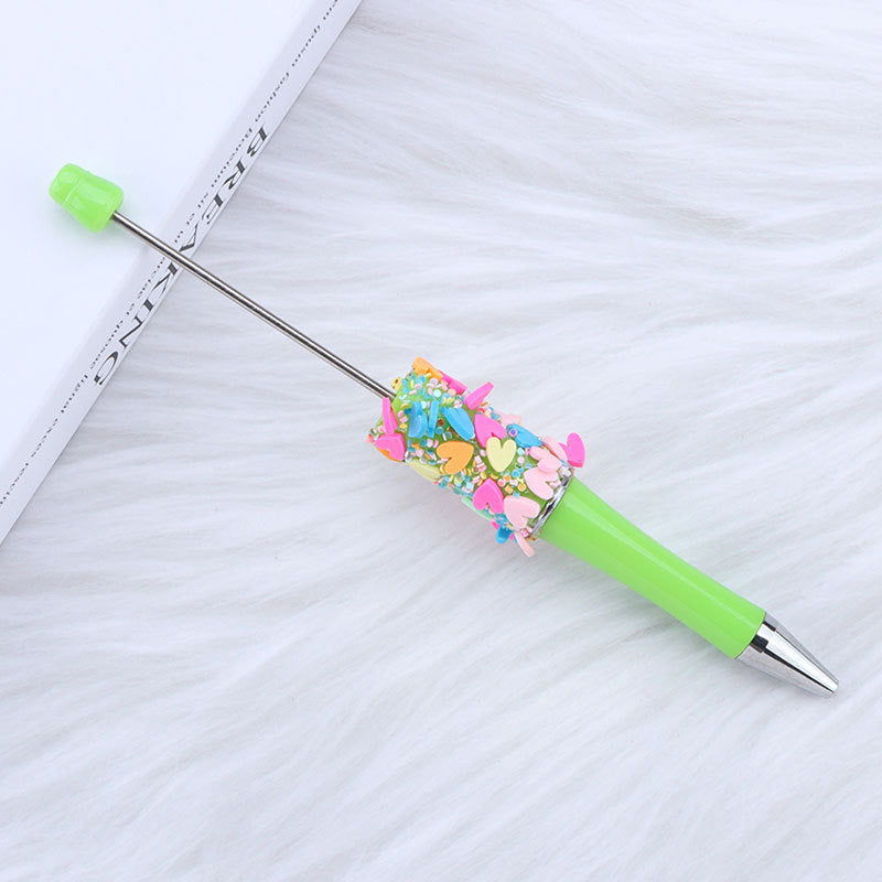 Wholesale DIY Love Beaded Pen Beaded Ballpoint Pen